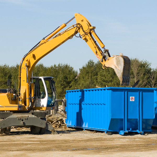 what size residential dumpster rentals are available in Wells